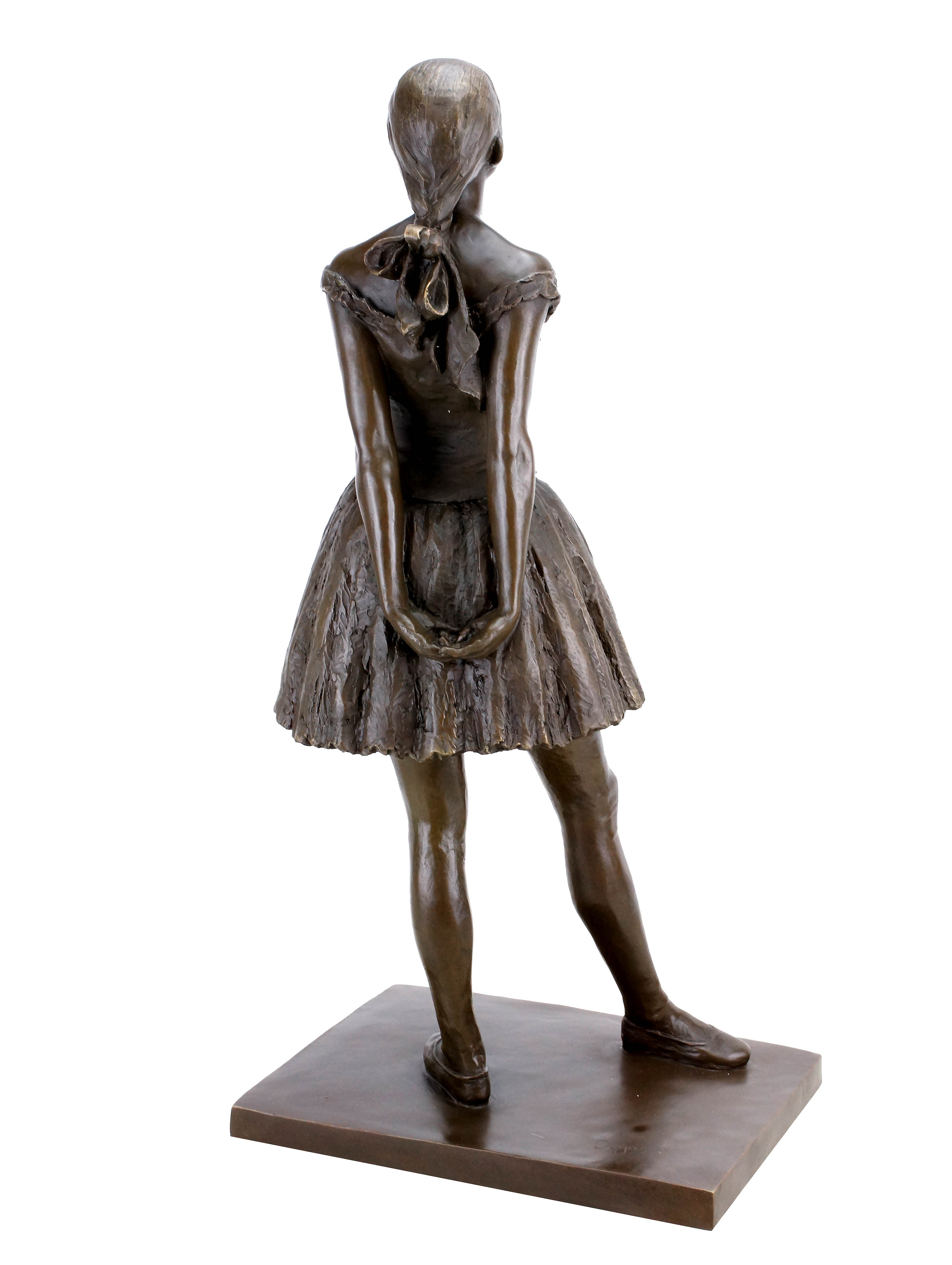 Kleine Vierzehnjahrige Tanzerin Moderne Bronzeskulptur Edgar Degas