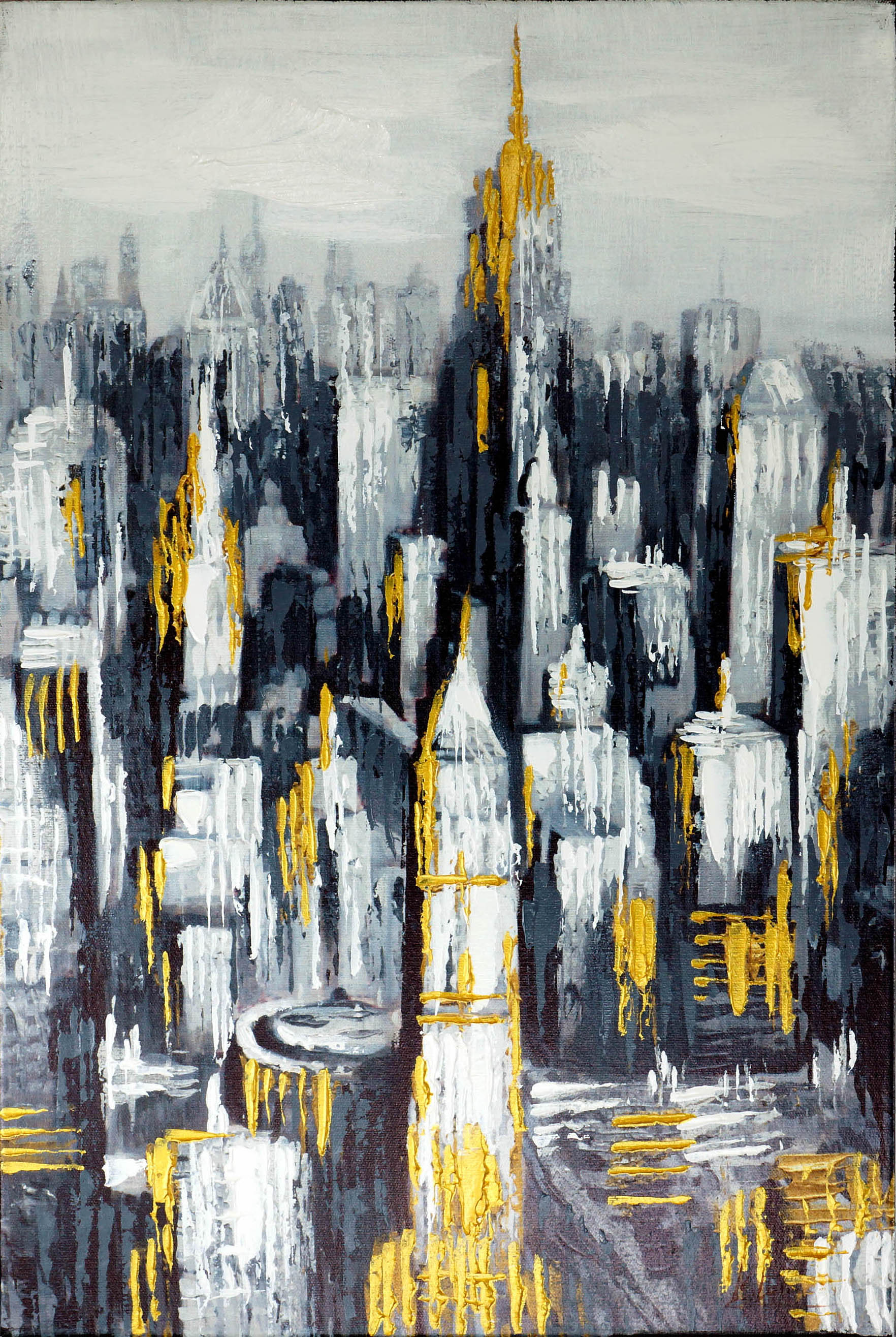 Manhattan Ii Gemalde New York Bild Martin Klein Skyline